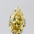 0.90ct Pear Natural Diamond (Colour Fancy Intense Yellow, Clarity VS2, GIA Certified)