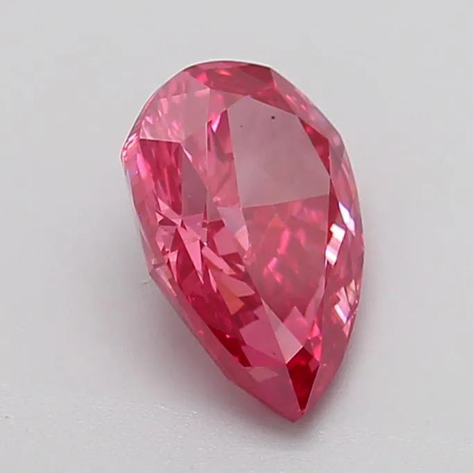 2.04ct Pear Lab Grown Diamond (Colour Fancy Deep Pink, Clarity VS2, IGI Certified)